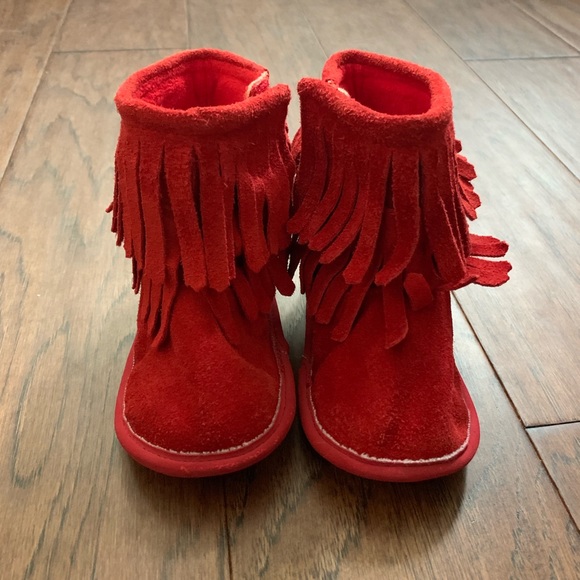 Infant Girl fringe boots - Picture 2 of 7